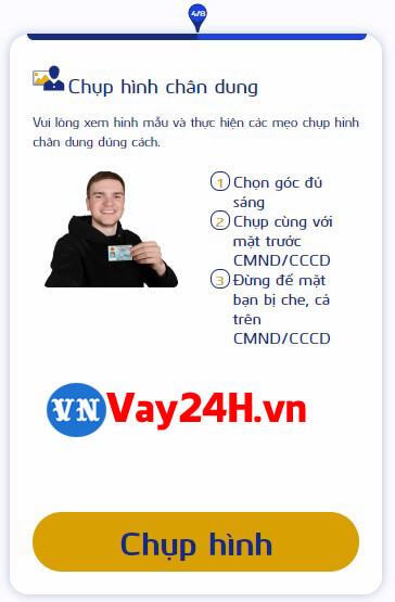 Các bước đăng ký vay tiền cash24 3