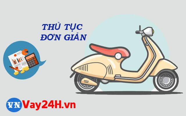 Thủ tục vay tiền bằng cavet xe máy