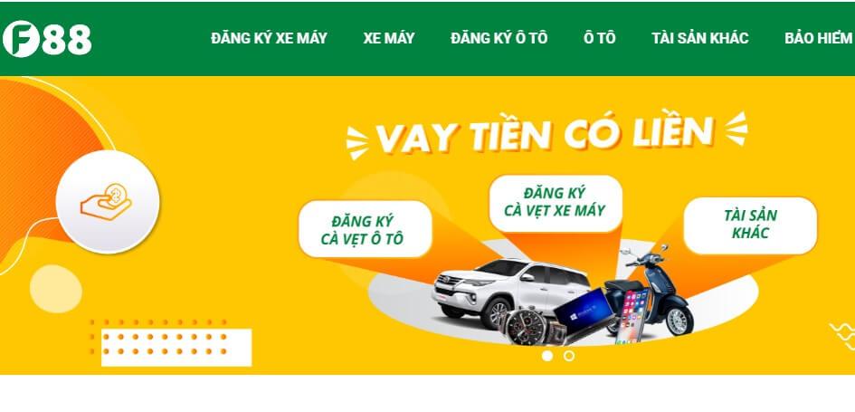 vay tiền f88 bằng đăng ký xe máy