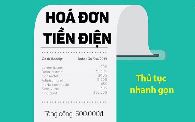 Điều kiện vay tiền theo hóa đơn tiền điện đơn giản và nhanh chóng