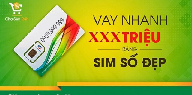Cầm sim số đẹp tại chợ sim 24h