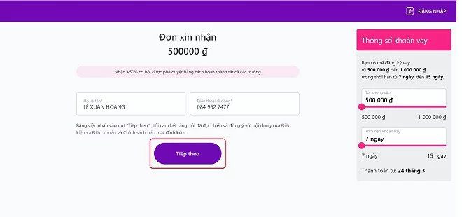 Kiểm tra thông tin đăng ký tại Takomo