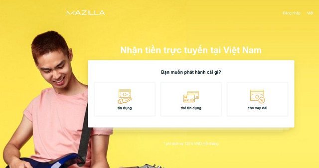 Thông tin hạn mức, lãi suất vay tiền mazilla