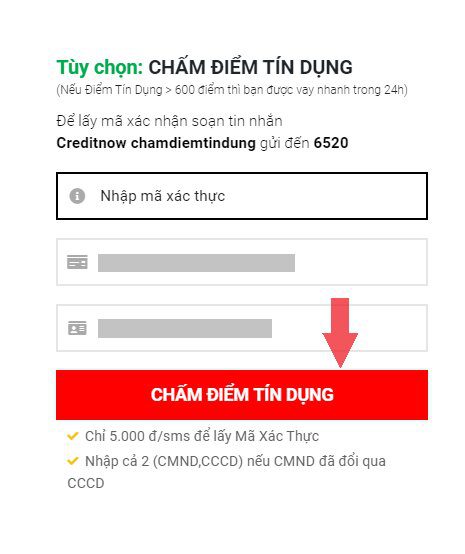 Chấm điểm tín dụng