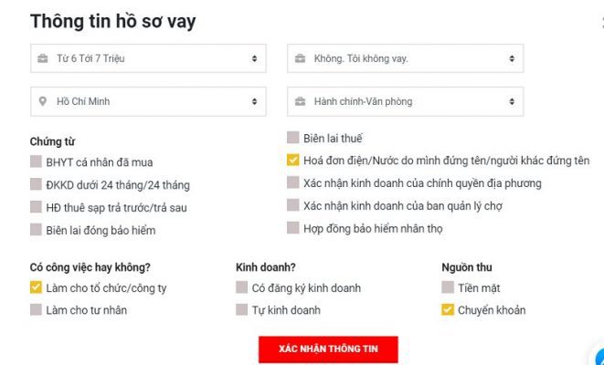 Bổ sung các thông tin khác