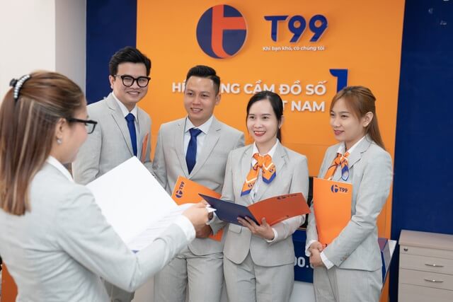 Quy trình cầm đồ online Tại T99