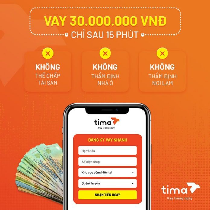 Đăng ký qua app tima 1h