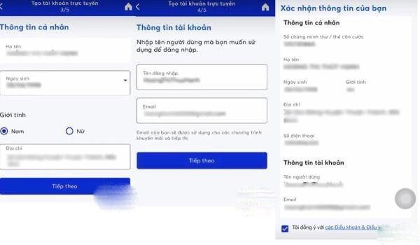 Bổ sung thêm thông tin cá nhân